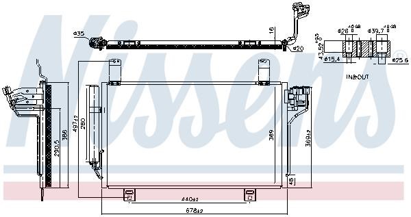 Aircon condenser Mazda CX-5: 941202 Nissens AC Condenser