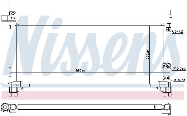 Nissens AC Condenser – price [object Object] PLN