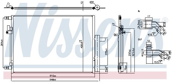 941288 Nissens AC Condenser
