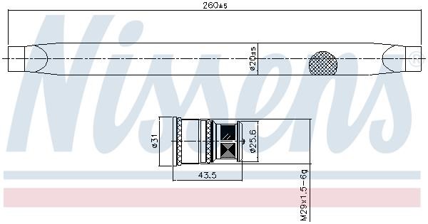 Nissens Dryer, air conditioner – price 76 PLN