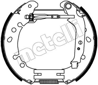 Metelli 51-0489 Brake shoe set 510489