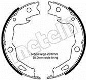 Metelli 53-0666 Parking brake shoes 530666