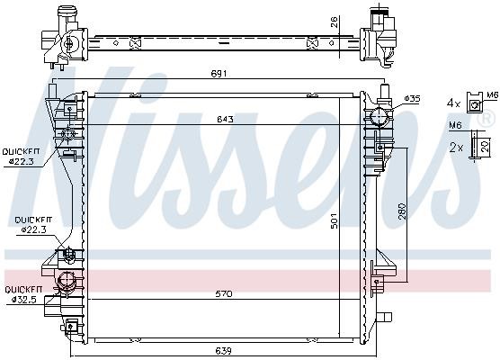 Buy Nissens 66709 at a low price in United Arab Emirates!