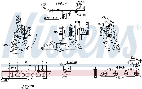 Turbocharger Nissens 93345
