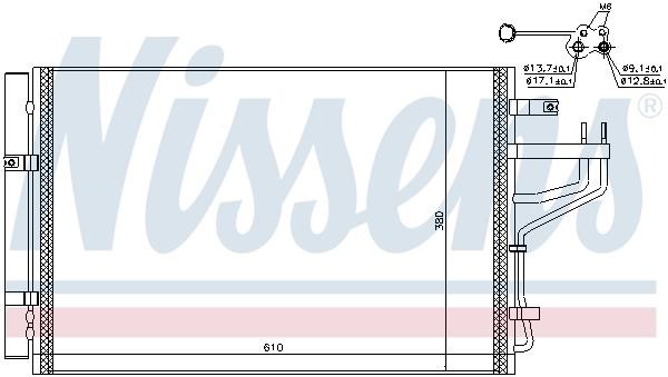 Nissens AC Condenser – price [object Object] PLN