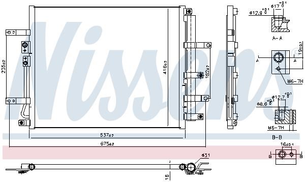 Nissens AC Condenser – price [object Object] PLN