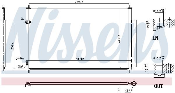 940842 Nissens AC Condenser