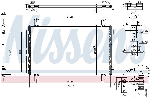 940854 Nissens AC Condenser