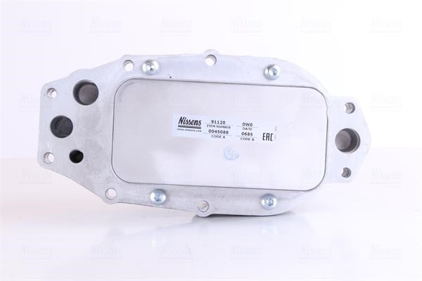 Oil cooler Nissens 91120