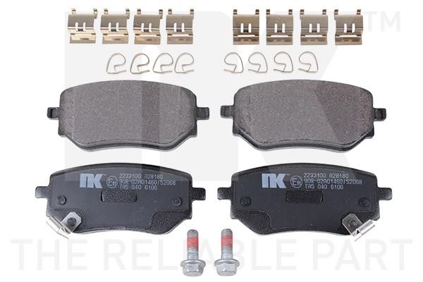 NK 2233100 Brake Pad Set, disc brake 2233100