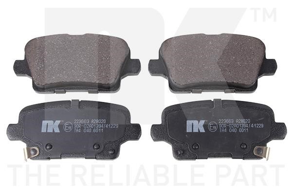 NK 223663 Brake Pad Set, disc brake 223663