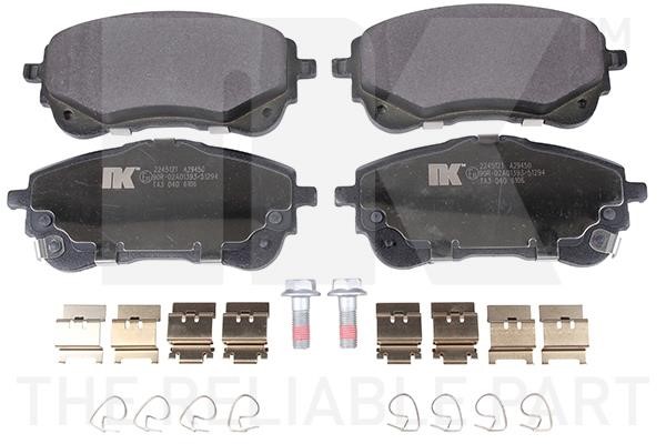 NK 2245121 Brake Pad Set, disc brake 2245121