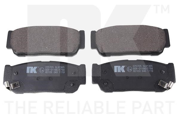 NK 225705 Brake Pad Set, disc brake 225705