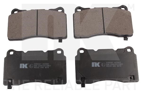 NK 2266001 Brake Pad Set, disc brake 2266001