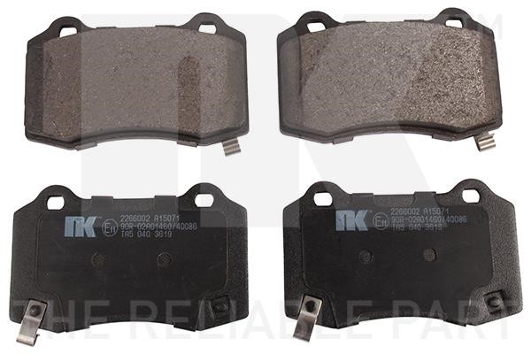 NK 2266002 Brake Pad Set, disc brake 2266002