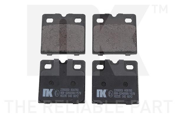 NK 2266003 Brake Pad Set, disc brake 2266003