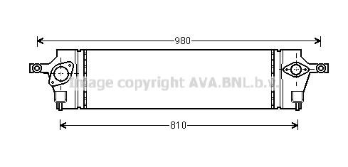 Prasco DNA4350 Intercooler, charger DNA4350