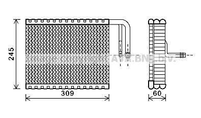 Prasco BWV440 Air conditioner evaporator BWV440