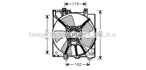 Prasco SU7509 Hub, engine cooling fan wheel SU7509