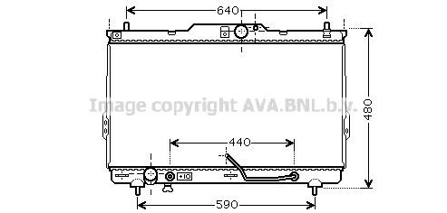 Prasco HY2114 Radiator, engine cooling HY2114