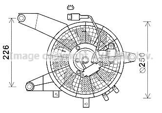Prasco HY7564 Hub, engine cooling fan wheel HY7564