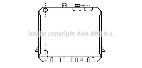 Prasco TO2114 Radiator, engine cooling TO2114