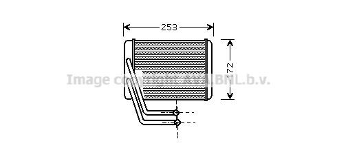 Prasco HY6144 Heat exchanger, interior heating HY6144