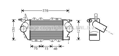 Prasco OL4269 Intercooler, charger OL4269