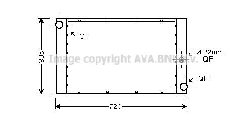 Prasco BW2337 Radiator, engine cooling BW2337