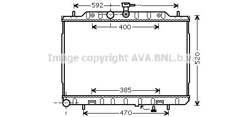 Prasco DN2293 Radiator, engine cooling DN2293