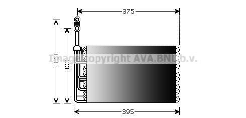 Prasco RTV357 Air conditioner evaporator RTV357