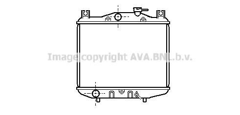 Prasco SU2007 Radiator, engine cooling SU2007