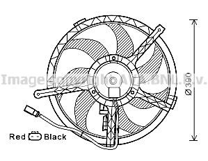 Prasco BW7535 Hub, engine cooling fan wheel BW7535