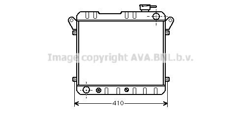 Prasco FT2015 Radiator, engine cooling FT2015