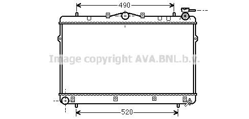 Prasco HYA2043 Radiator, engine cooling HYA2043