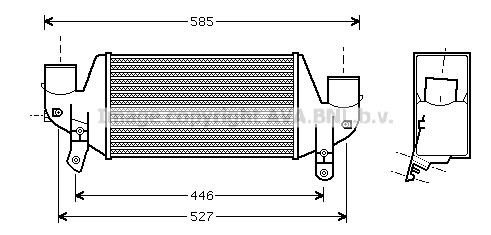 Prasco FDA4313 Intercooler, charger FDA4313