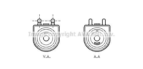 Prasco PE3297 Oil cooler PE3297