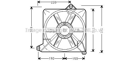 Prasco CN7514 Cabin ventilation motor CN7514