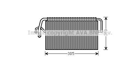 Prasco MSV486 Air conditioner evaporator MSV486