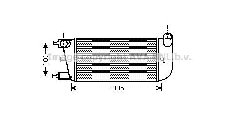 Prasco FTA4352 Intercooler, charger FTA4352