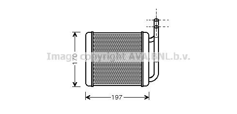 Prasco HY6136 Heat exchanger, interior heating HY6136