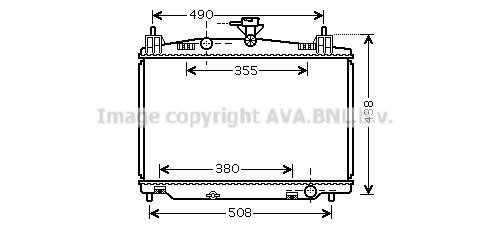 Prasco MZ2213 Radiator, engine cooling MZ2213