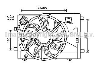 Prasco CT7502 Hub, engine cooling fan wheel CT7502