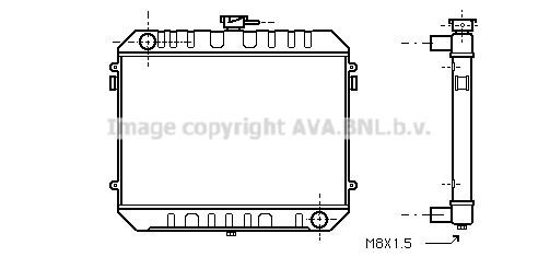 Prasco OL2232 Radiator, engine cooling OL2232