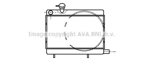 Prasco DF2000 Radiator, engine cooling DF2000