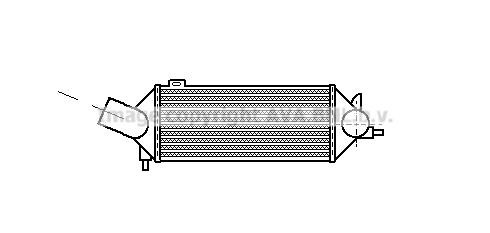 Prasco OL4069 Intercooler, charger OL4069