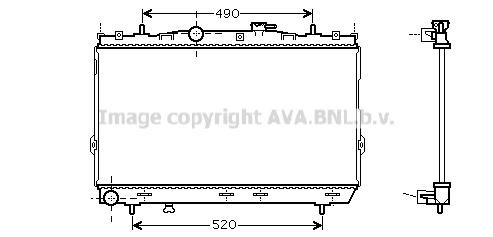 Prasco HY2104 Radiator, engine cooling HY2104