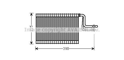 Prasco BWV365 Air conditioner evaporator BWV365