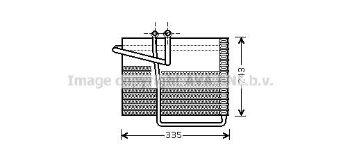 Prasco CRV042 Air conditioner evaporator CRV042