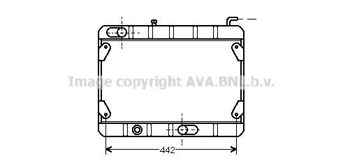 Prasco FT2027 Radiator, engine cooling FT2027